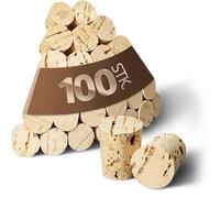 Tuuters 100 pointed corks for test tubes, medicine corks, length = 22 mm, diameter = 16 to 13 mm (22 x 16/13)