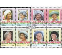 tuvalu-Nanumaga 57-64 Couples (complete.issue.) unmounted mint / never hinged ** MNH 1985 queen mother Elizabeth (Stamps for collectors) British royal family (Diana, Charles, Elisabeth ..)