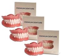 Tuvilo Dentures, Tuvilo Premium Dentures, False Teeth, Soft Denture Reline Kit, Snap On Veneers Teeth,Soft & Safe Moldable False Teeth Set,Silicone Reline Kit for Men and Women (3)