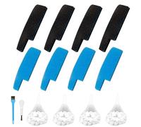 tuvisin Aquarium Filter Media Replacement Compatible with Seachem Tidal 75 Gallon Power Filters，Three-Stage Filtration Tank Filter Maintenance Kit Replacement