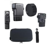 Tuvzylory 3-in-1 Kit Compatible with Instax Mini EVO Cinema, Lens Cap + 2 Packs Lens & Screen + Leather Case