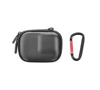 Tuvzylory BRDRC Carrying Case for DJI OSMO Action 5 Pro/4/3, Portable Storage Bag for GoPro 13/12/11/10/9/Insta360 Ace Ace Pro, PU Hard Shell Travel Case with Carabiner Kit Accessories (Black)