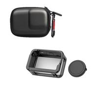 Tuvzylory Camera Accessory Bundle Compatible with DJI Action 6 - Metal Cage & Hard Shell Case, Shockproof & Multi-Functional