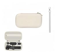 Tuvzylory Camera Case Compatible with DJI Osmo Pocket 4, Waterproof Shockproof Portable Storage Hard Shell Bag (Beige)