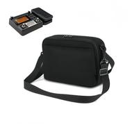 Tuvzylory Carry Bag Compatible with Mooer GE100, Adjustable Shoulder Strap Storage Case, Protective Travel Pouch for Guitar Multi-Effects Processor, Gig Accessory