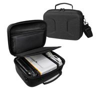 Tuvzylory Carrying Bag Compatible with KODAK Dock Plus Photo Printer, Shockproof, Large Capacity, with Shoulder Strap, Portable Storage Bag for Travel & Home Use (Black)