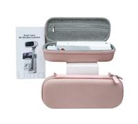 Tuvzylory Carrying Case Compatible with Insta360 Luna Ultra, Shockproof EVA Storage Bag, Portable Travel Organizer for 8K Gimbal Camera, Photography Accessories Protection，Pink
