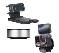 Tuvzylory Desktop Mounting Accessories Compatible with Insta360 Ace Pro 2, Magnetic Mount, Multifunctional, Angle Adjustable (Backplate + Suction Cup)