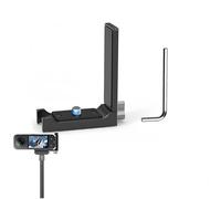 Tuvzylory L-Shaped Stand Compatible with Insta360 X5/X4 Air/X4/X3, L-Shaped Aluminum Quick-Release Mount, Magnetic Switch, Horizontal/Vertical Shooting, Cold Shoe Mount (Without Base Model)