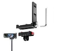 Tuvzylory L-Shaped Stand Compatible with Insta360 X5/X4 Air/X4/X3, L-Shaped Aluminum Quick-Release Mount, Magnetic Switch, Horizontal/Vertical Shooting, Cold Shoe Mount (with Base Model)