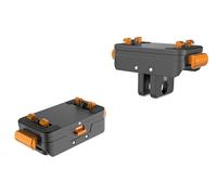 Tuvzylory Magnetic Mount Compatible with Insta360 Panoramic & Ace Series Cameras, Quick-Release, Portable Multi-Function Adapter Bracket (Orange)