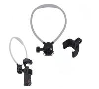 Tuvzylory Neck Mount Kit Compatible with Insta360 Luna Ultra, Quick Release Expansion Bracket with Silicone Chest Harness, POV Shooting Accessory (Stand + Neck Lanyard Mount)