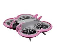 Tuvzylory NEO Protection Accessories 4 Pack for DJI NEO Drone Accessories, Propeller Guard+Fixed Landing Gear+Gimbal Bumper Guard+Flight Tail, Quick Release Drone Accessories (Pink 4 Pack)
