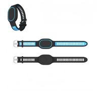 Tuvzylory Silicone Wristband Compatible with Xiaomi Tag, Shockproof Waterproof Protective Cover for Anti Lost Tag (Blue)