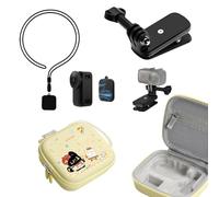 Tuvzylory Storage Accessory Kit Compatible with DJI Osmo Nano, 360 Rotation Magnetic Hat Clip Neck Strap & EVA Storage Case (Gaming Artist)