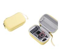 Tuvzylory Storage Case Compatible with Insta360 Ace 2 Street Shooting Kit, Cute Cartoon EVA Case, Shockproof, Soft Velvet Lining, Portable (Yellow)
