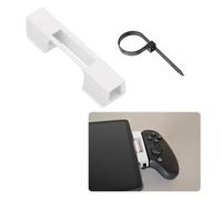 Tuvzylory Type-C Extension Bracket Compatible with GameSir G8 Plus Controller, PLA Adapter Holder with Secure Clip Design (White)