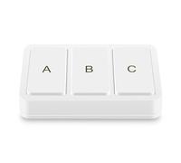 Tuwei Smart Button, Wireless Push Button Switch, White, Manual Operation, Wi-Fi Control