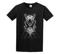 tuweisen Destiny 2 Skull Fashion T Shirt for Men Black XL