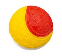 Tuwells Squeaky Dog Balls, Durable Scooby Doo Style Indestructible Dog Toys, Fun and Safe Rubber Balls for Small and Medium Dogs (2 Pack)