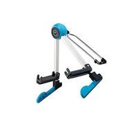 tuwiwol Adjustable Floor Guitar Holder Universal Foldable Tripod Stand A-Frame Bass Instrument Rack Lightweight Violins Mandolin, Blue