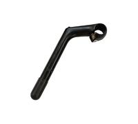 tuwiwol Adjustable Handle Bar Stem 2mm Frame Gooseneck Riser Stem for Enhanced Comfort, black