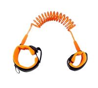 tuwiwol Baby Safety Traction Rope Anti-Loss Wristband Prevent Loss Anywhere and Continuous Pulling Anti Loss Strap, Orange, 1.5 m