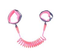 tuwiwol Baby Safety Traction Rope Anti-Loss Wristband Prevent Loss Anywhere and Continuous Pulling Anti Loss Strap, Pink, 1.5 m