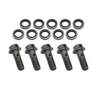 tuwiwol Banjo Bolt Direct Replacement Suitable For Brake Master Cylinder Oil Hose Screw Banjo Bolt And Motorcycle Tube Applications Screws For Brake Caliper Master Cylinder, 10MM