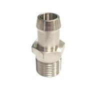 tuwiwol Barb Chrome Connector High Performance Replacement Durable Premium Water Pump Connector Accessories Fit Most Classic Engines Iron Heater Hose Fittings Spare Parts