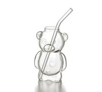 tuwiwol Bear Cup Crafted Borosilicate Glass Offers Enchanting and,1pcs