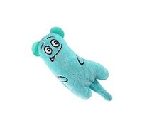 tuwiwol Cute Cat Toys Funny Plush Teeth Catnip Chewing Pet Scratch-resistant Lightweight Bit-Resistant for Home Gifts Accs, Green, 10.5X5.5X3.5CM
