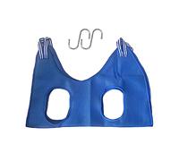 tuwiwol Dog Cat Grooming Hammock Anti Scratch Bite Restraint Bag Repairing Nails In Beauty Nail Cutting Bath Hanging Bed for, Blue, M