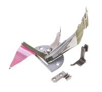 tuwiwol Double Fold Angle Binder Binding Tools Essential Accessories Improve Sewing Projects with Adjustable Functionality Sewing Machine Binding Attachment Folder, Silver, 34mm
