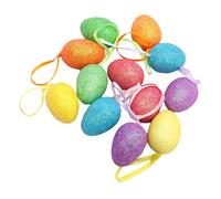 tuwiwol Easter Decorations Tree Ornament Multicolor Innovative Toward Happy Easter Kids Gifts Which Is Environmentally Friendly Speckled Eggs Basket Toys Adults Kids Gift, Style B