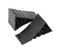 tuwiwol Easy To Rubber Wheel Chocks Are Tire Stopper Accessories Suitable For All Types Of Vehicles Loading And Unloading Goods Easy Removal Tire Stopper Replacement Accessory, black, 22x9x11cm