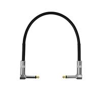tuwiwol Effect Cable Effector Rope Audio Wire Upgraded Fittings Guitar Supplies Instrument Accessories Connector Musical Gear, 30cm