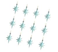 tuwiwol Gift Box Pendants Holiday Party Decorations Christmas Star Ornaments Decorative Pendant Nordic Festive Elements Festive Atmosphere Christmas Stockings Walls, Blue, 5.5x8cm