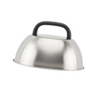 tuwiwol Heavy Duty Smashed Burger Melting Dome Kitchen Tool Designed For Even Cooking Flavor For Next Meal Grilling Cover Is Made Sturdy Stainless Steel Burger Covers Small Cheese Melting Dome 6inch
