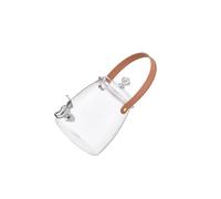 tuwiwol Large Drink Container Cold Water Jug Featuring Silicone Sealing for Maximum Freshness and Easy at Picnics Portable Iced Beverage Dispenser Faucet Filtering, Clear, 3L