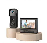 tuwiwol Poe Doorbell Cam With Durable Battery And | Video Doorbell Ensures Stable Connection And Clear Footage Even In Challenging Weather Conditions