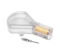 tuwiwol Portable Leather Edge Processing Tool Leather Edge Printing Supplies Essential For Bag Belt Crafting Dyeing Box Is Made Of PP And Brass Portable Painting Box Tool