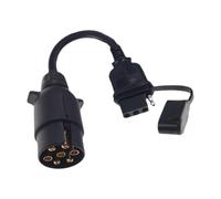 tuwiwol Resilient Trailer Adapter Plug Connector Effective 7 Pin To 4 Pin Solution For Recreational Vehicles And Heavy Duty Trailers 7 Ways To 4 Ways Trailer Adapter Plug And Play