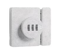 tuwiwol Round Hook Latch Security Combination Lock for Drawer and Cabinet Protection Metal Cabinet Locks with Combination, White