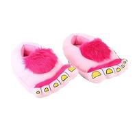 tuwiwol Slip Into Comfort Monster Adventure Slippers For Relaxing And Warm Evening Hobbits Foot Slippers Polyester Anti Skid, pink, free size