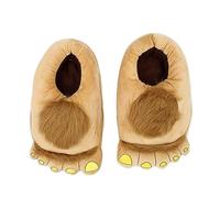tuwiwol Slip Into Comfort Monster Adventure Slippers For Relaxing And Warm Evening Hobbits Foot Slippers Polyester Anti Skid, apricot, free size