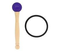 tuwiwol Solid Crystal Bowl Knocking Stick Percussion Musical Instrument Accessories Mallet Beater Hitting Sticks for, Purple