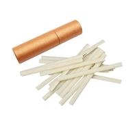 tuwiwol Tailors Chalk Durable Fabric Chalk Pencil Portable Sewing Tool Marking On Fabric With Easy To Hold And Can For Long Time. Solid Inside Pushable Button Outside, Black, 2 Pens w 20 Refills