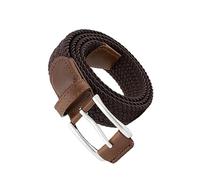 tuwiwol versatilityNylon Braided Belt For Men - Every Occasion Boys Korean Fashion Nylon Woven Belt Nylon Braided Belts, coffee