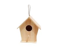 tuwiwol Wood Birdcage ulation Cute Portable Hanging Photography Christmas Festival Party Club Bar Decorative Bird-nest, Large